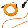 X AUTOHAUX 4 Meter/13ft Neon EL Wire String Strip Yellow