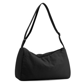 Prizmxed Women's Small Sports Bag, Mini Gym Bag, Lightweight Storage Bag with Adjustable Shoulder Straps, Suitable for Daily Swimming, Fitness and Leisure Sports, black
