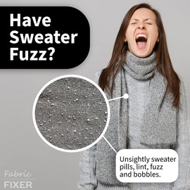 Cashmere Sweater Comb for Pills and Fuzz with Brass Teeth - Manual Fabric Defuzzer Wool Lint Shaver Comb Scraper for Clothing and Delicate Fabrics by Wardrobe Hackers