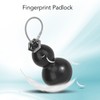 Fingerprint Padlock Waterproof USB Rechargeable Cabinet Lock for Door Luggage