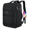 Bagsure 42L Travel Backpack, Hidden Straps, 3 Packing Cubes, Laptop