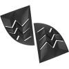 YMT Quarter Side Window Scoop Louvers ABS SunShade Cover for
