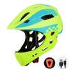 Children Helmet Adjustable Safety Helmet with Warning Light for Scooter