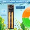 AQQA 500W Aquarium Heater for 53-80 Gallon, Dual Quartz Submersible