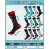 Liitrsh 12 Pairs Book Lovers Socks Gifts for Women Men