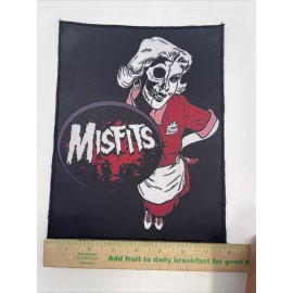 Misfits Marilyn Logo Large Patch: Sew On, Quality Digital Print, 10” X 8”, New