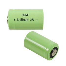 HQRP 2-Pack 3V Batteries Compatible with Tri-Tronics 1181300, Bark Limiter G3, Bark Limiter XS, Dog Sport Junior G3