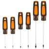 COM-FOUR® 6-piece screwdriver set, compact screwdriver set, Phillips screwdriver and