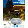 WYZworks 50ft Warm White LED Outside Rope Light - 8