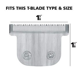 Replacement Detachable Trimmer Replacement T-Blade for Select Wahl Trimmers