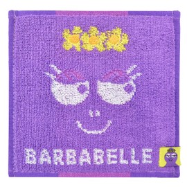 Marushin Mini Towel Barbapapa Belface 5525001600 Approx. 5.9 x 5.9 inches (15 x 15 cm)
