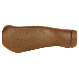 M-Wave. Ergo Gel Mountain Bike Hybrid Bike Dual Density Comfort Handlebar Grips Colourful 22.2mm (Brown)