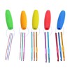 MEYAGO 5PCS Crochet Hook Grips Set Ergonomic Crochet Hook Handle