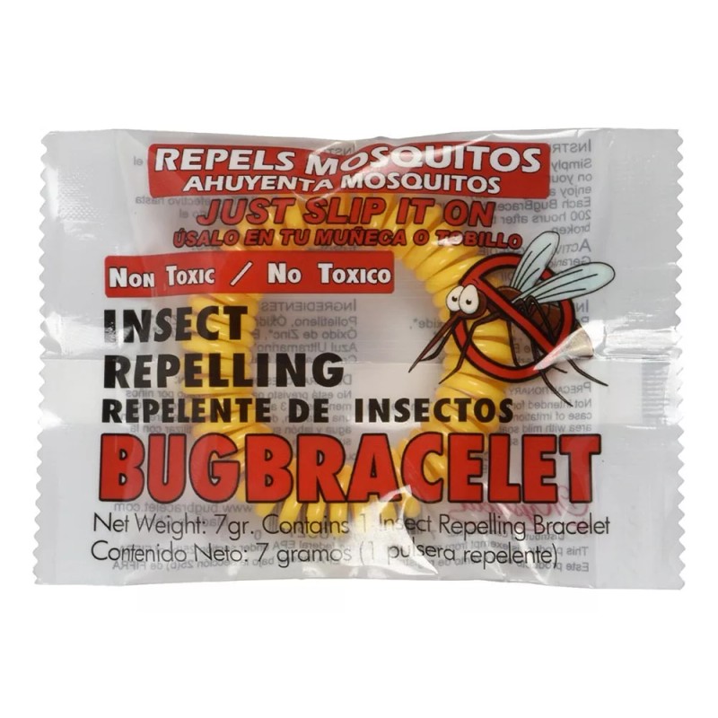 BUGBRACELET Pulsera Repelente De 7 Gr Amarillo