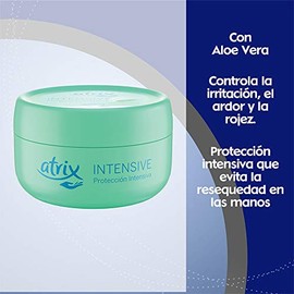 Atrix Crema Para Manos Hidratante protección intensiva con aloe vera Intensive, 200 ml