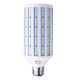 Auzilar 55W LED Corn Light Bulb (E39 Large Mogul Base) 5500Lm 6000K Cool White Daylight, for Metal Halide HID HPS Replacement Garage Parking Lot High Bay Warehouse Street Lamp Lighting 85V-265V