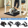 Non-Slip Workout Mat for Under Desk Elliptical, Exercise Mat for