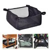 ibasenice Stroller Storage Basket - 2PCS Baby Stroller Basket Nappy