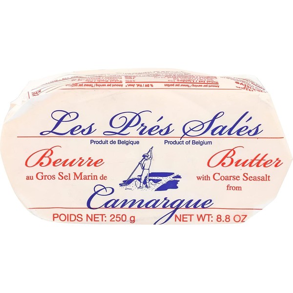 LES PRES SALES Sea Salt Camargue Butter 8.8 oz (1 unit)
