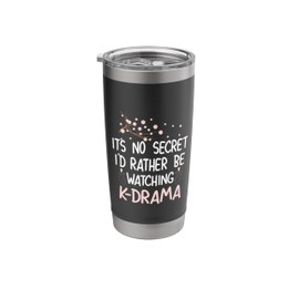 Kdrama Watching Series Korean Culture K-Drama K-Pop Stainless Steel Insulated Tumbler