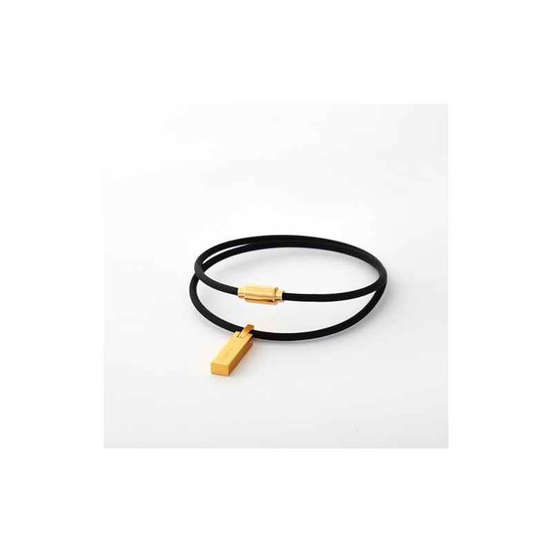 Phiten RAKUWA Bracelet Pendant, Gold, 6.7 inches (17 cm), Uses