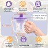 EZSLINGGLIDE Dysphagia Regulating Drinking Cup – Spill-Proof Adaptive Cup for