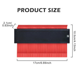 7 Inch Profile Gauge Tool,17cm Contour Gauge Duplicator Marking Gauge Woodworking Tools Laminate Flooring Tools