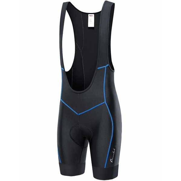Przewalski Men’s 3D Padded Cycling Bike Bib Shorts, Bicycle Biking