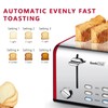 Geek Chef 4 Slice toaster, Best Rated Prime Retro Bagel