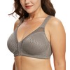 DotVol Women's Full Cup Front Closure Strong Hold Without Underwire