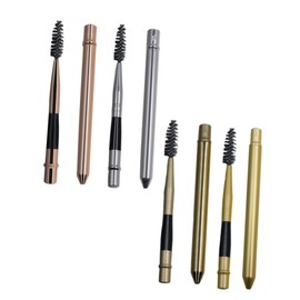 WOONEKY Eyelash Curling Tool Gold Silver Rose Gold Makeup Brush for Lash Mascara