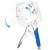 DRAGONITE 10 inch Welding Pipe Plier, Locking C-clamp with Large