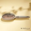 MIBELLA BEAUTY & CO Kissenbürste oval mit Kunststoffpins – Haarbürste
