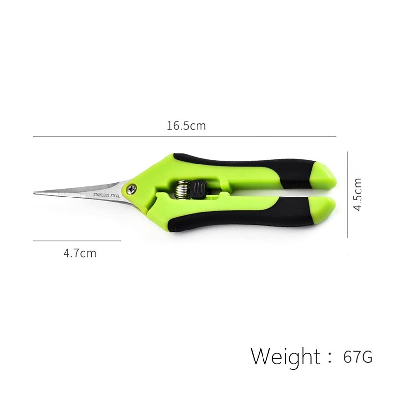 Bostar Small Gardening Pruning Shears Professional Straight Tip for Picking