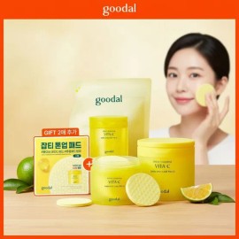 goodall Goodal Blemish Care Vita C Green Tangerine Pad Alpha 70 sheets + Refill 70 sheets / 구달 잡티케어 비타C 청귤 패드 알파 70매+리필 70매