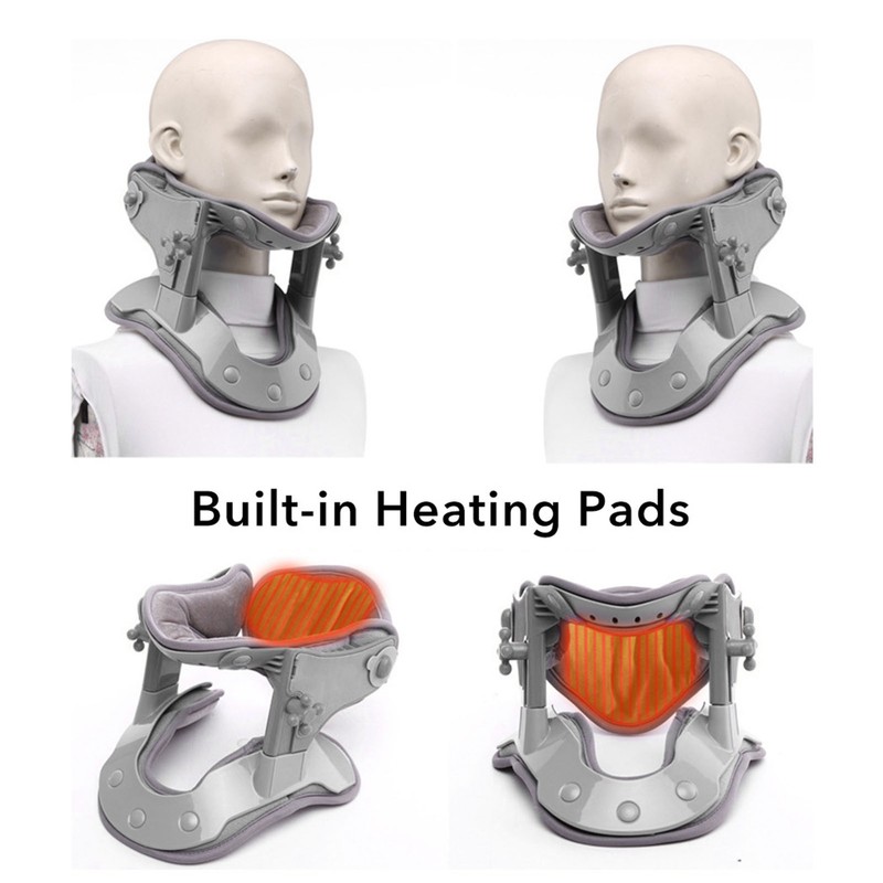 Cervical Neck Traction Device Adjustable Household Electric Hot Compress Neck