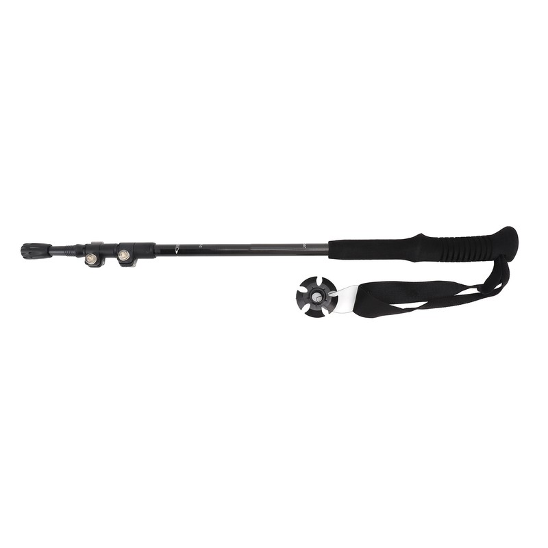 Hiking Stick 3 Section Carbon Fiber Rod EVA Foam Handle