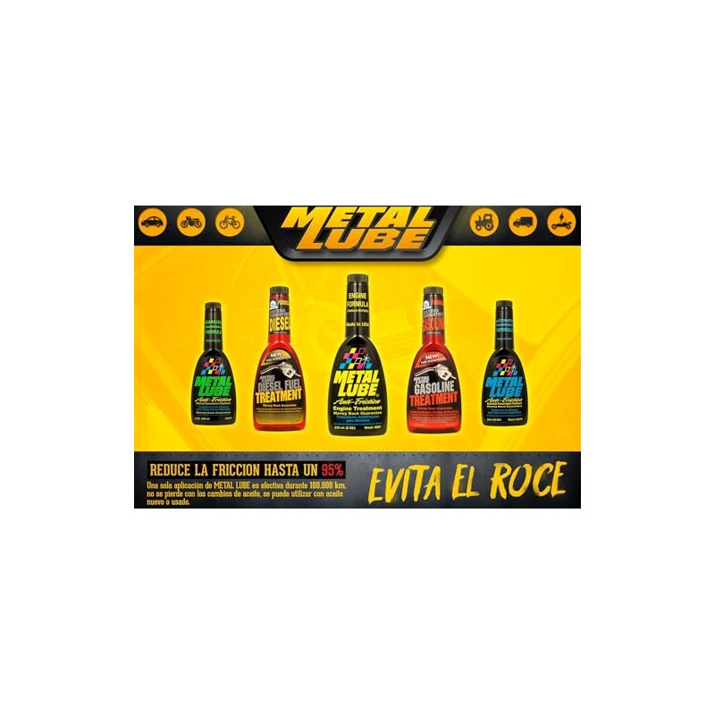 Metal Lube Anti-Friction Automatic Transmission Treatment 8 Oz (1)