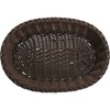 Saleen Wide Basket Oval, polypropylene Brown, 32 x 23 x