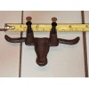 Western 4 TEXAS LONGHORN METAL PULL WESTERN CABINET HARDWARE DRAWER