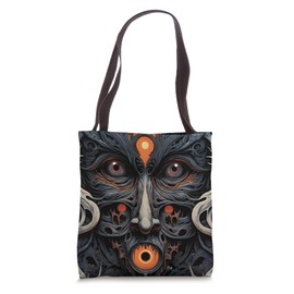 Dark Fantasy Demon – Infernal Horror Creature Design Tote Bag