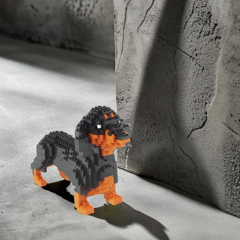 Larcele Micro Dog Building Blocks, Toy Bricks, Pet Building Blocks,
