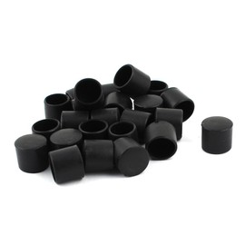 sourcingmap Rubber Round Table Chair Foot Cover Protector 12mm Inner Dia 24 Pcs