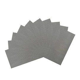 10 Pcs Welding Mesh Plastic Reinforcing 304 Stainless Steel Wire Mesh Screen 120 Mesh for Thermoplastic Repairs, 8x6 inch
