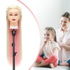 Styling Head 28 inch Hairdresser Training Head 100% Synthetic Fiber