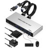 USB 3.0 Switch for 2 Computers, Sharing 4 USB-A &