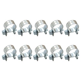 ApplianPar 5/16" Fuel Injection Hose Clamps (Pack of 10) 1/2" - 9/16" Dia