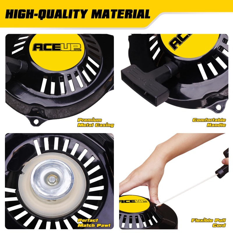 Aceup Energy Pull Start Assembly Recoil Starter Replacement Compatible with