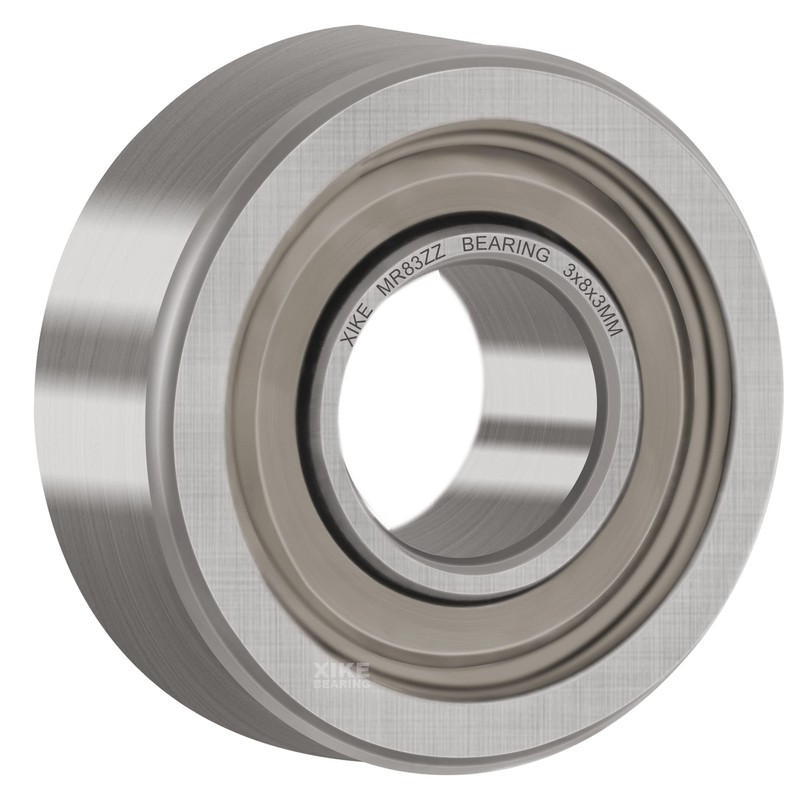 XIKE 10 Pcs MR83ZZ Bearings 3x8x3mm, Double Shield Seals Metal