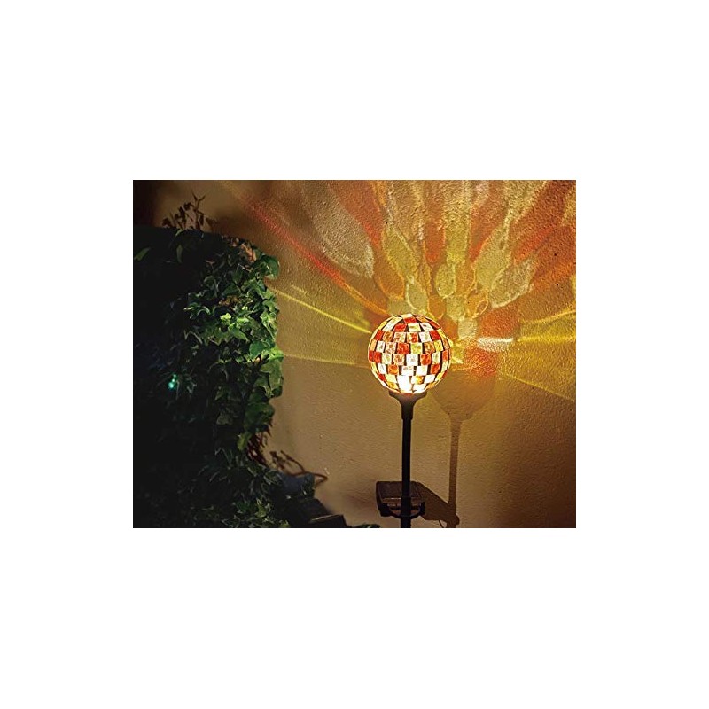 Kishima Carade Stick Solar Garden Light Red Brick Size: Approx.